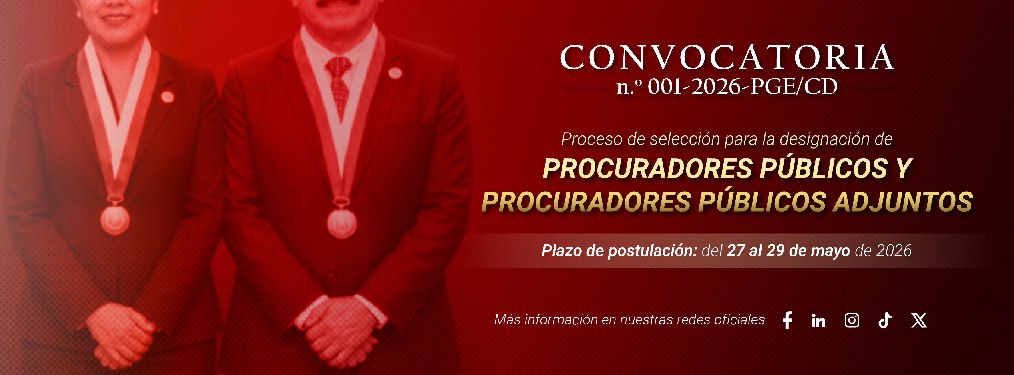 La Procuraduría General del Estado lanza la Convocatoria N.º 001-2026-PGE/CD